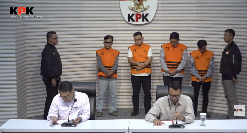 KPK Tahan 4 Tersangka Baru Kasus Dinas PUPR Kabupaten Ogan Komering Ulu