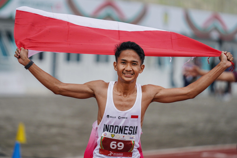 Indonesia Raih Emas Pertama Lewat Nomor Lari 1.500 Meter Putra