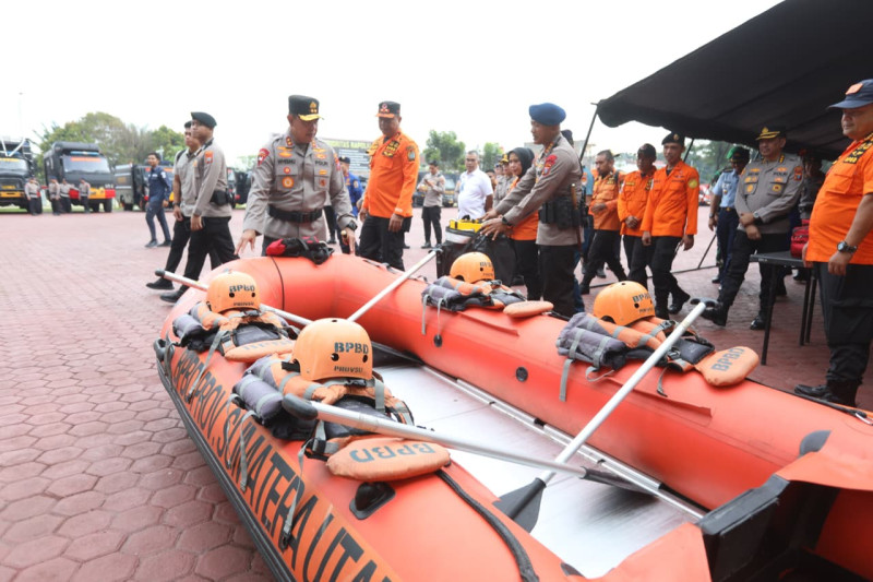 Polda Sumut Gelar Apel Kesiapan Tanggap Darurat Bencana