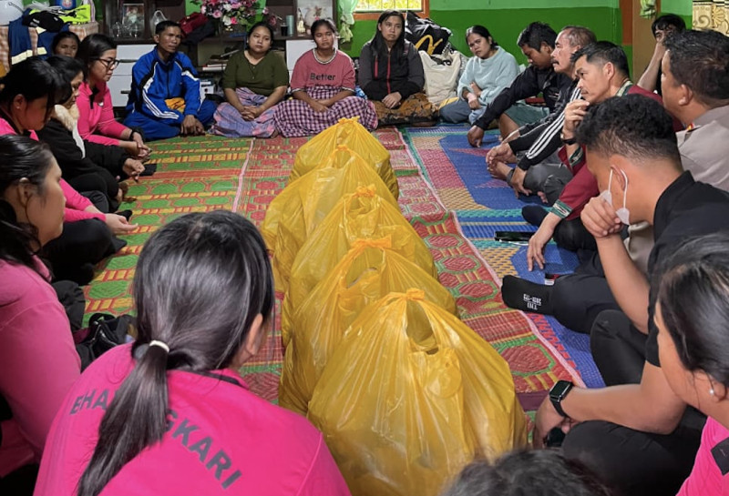 SPPG Polres Tapanuli Utara Salurkan 1.200 Bungkus Makanan untuk Warga Terdampak Bencana