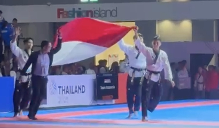 Taekwondo Sumbang Medali Emas Pertama Buat Tim Indonesia di SEA Games Thailand 2025
