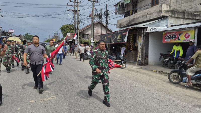 Danrem 011/Lilawangsa Bubarkan Aksi Kibarkan Umbul Umbul dan Bendera GAM di Jalan Raya