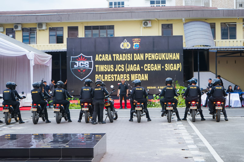 Timsus JCS Polrestabes Medan Dikukuhkan