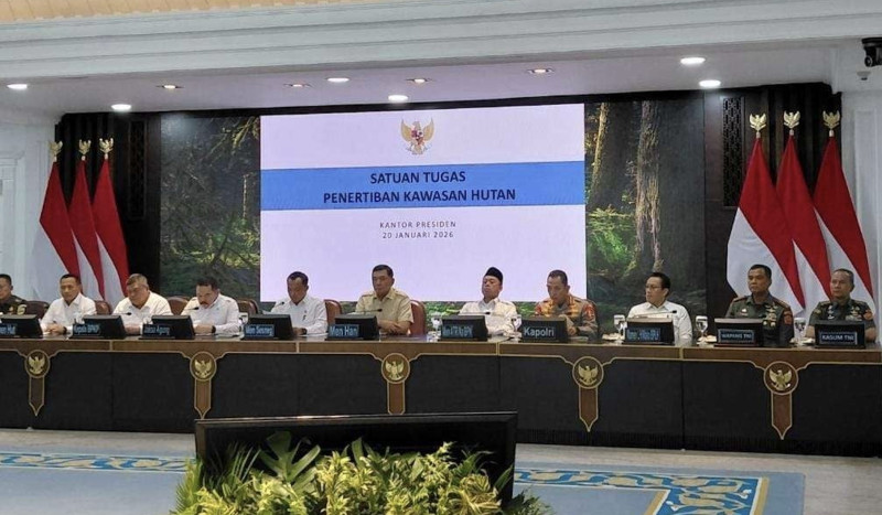 Satgas PKH Cabut Izin Perhutanan PT Toba Pulp Lestari Tbk, PT Agincourt Resources dan PT North Sumatra Hydro Energy