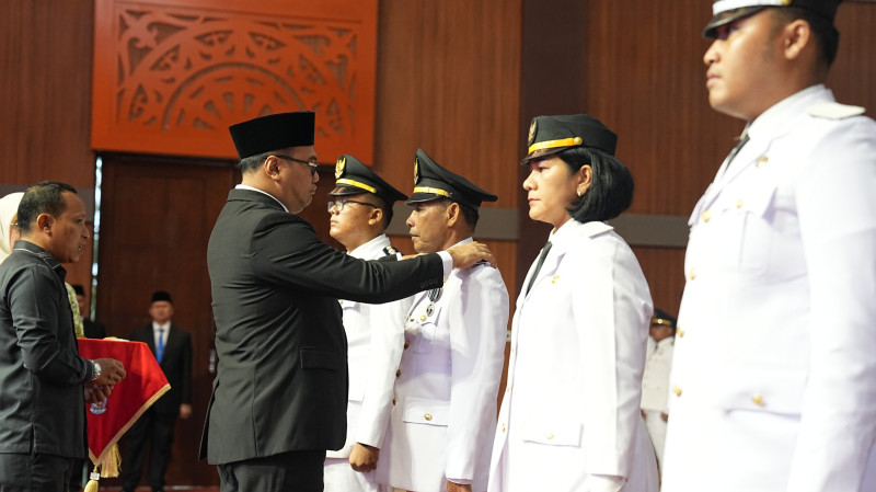 Melantik  Ratusan Pejabat Di Deli Serdang Bupati: Ini Regenerasi