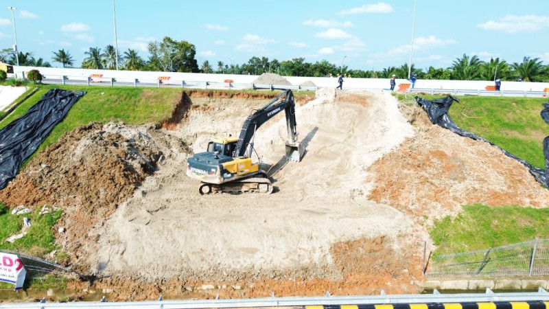 Hutama Karya Lakukan Pemeliharaan Pasca Bencana di Tol Binjai&ndash;Langsa