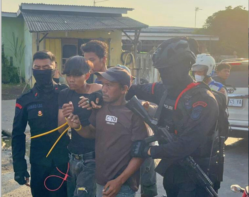 17 Pelaku Pungli dan Narkoba di Belawan Diamankan Satuan Brimob Polda Sumut dan Polres Belawan