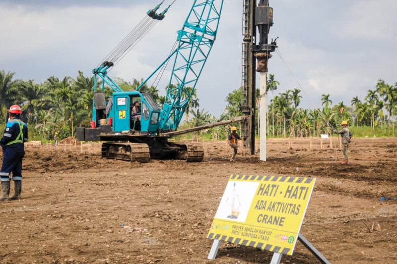 Pembangunan Sekolah Rakyat di Lahan 6 Ha di Medan Tuntungan Dimulai