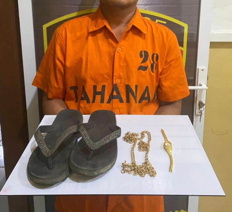 Gerak Cepat, Unit Reskrim Polsek Sibolga Sambas Tangkap Pelaku Curat