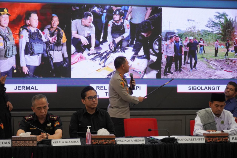 526 Kasus Tindak Pidana Narkoba Diungkap Polrestabes Medan, dengan 718 Tersangka