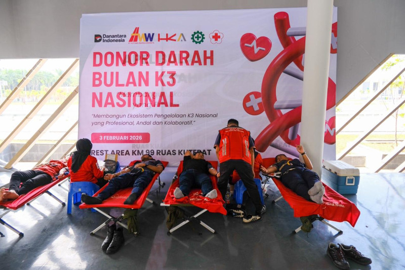 Hamawas Gelar Kegiatan Apel dan Donor Darah pada Bulan K3