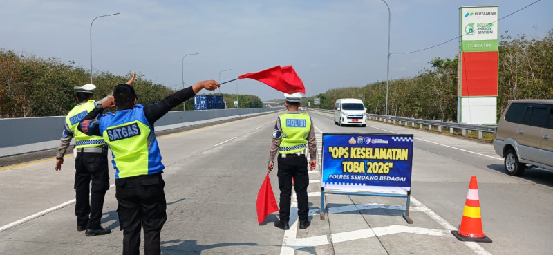 3 Hari Operasi Keselamatan Toba 2026, Penindakan Pelanggaan Lantas 1.336 Kasus