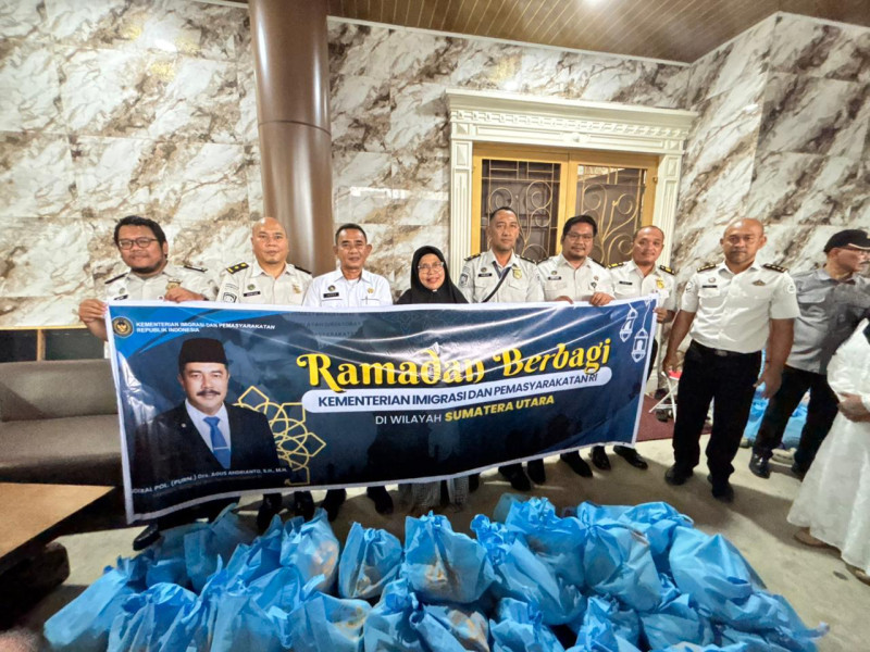 Kementerian Imigrasi dan Pemasyarakatan Salurkan 1.500 Paket Bantuan Sosial Bersama Majelis Taklim Halimah