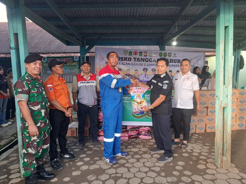 Respons Cepat Banjir Lebong, PGE Hululais Kirim Bantuan Tanggap Darurat untuk Warga Terdampak