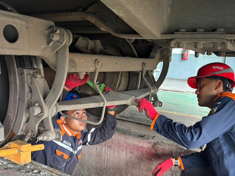 Menengok Balik Layar Keselamatan KAI Sumut: Rahasia Keandalan Sarana di Depo Kereta Pulubrayan