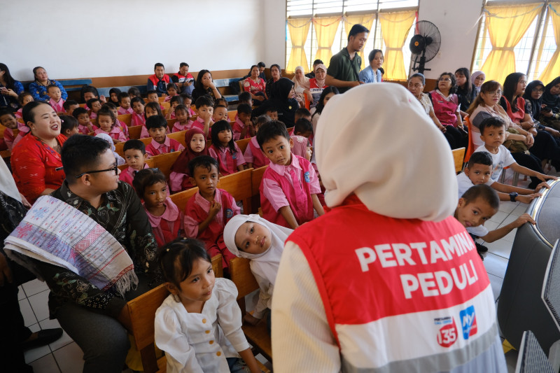 Pertamina Patra Niaga Regional Sumbagut Rayakan Hari Anak Nasional Bertajuk Lingkungan, Tanamkan Kepedulian Sejak Dini