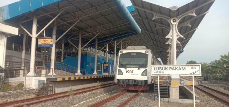 Stasiun Lubuk Pakam Manjakan Pelanggan dengan Belasan Pilihan Jadwal KA