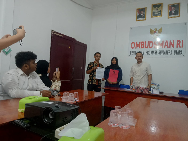 LBH Medan Laporkan Walikota Medan dan Bupati Deli Serdang ke Ombudsman RI Sumut