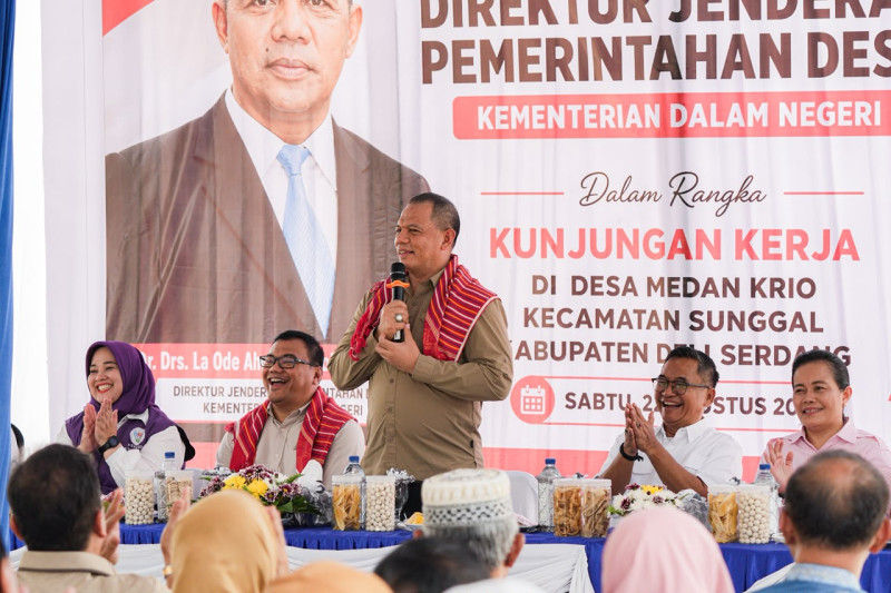 Dirjen Pemdes Dorong Deli Serdang Jadi Percontohan Pemerintahan Desa Berdampak