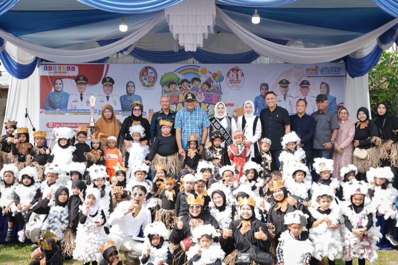 Jambore Anak TK/RA Bandar Khalipah Jadi Contoh Kolaborasi Desa