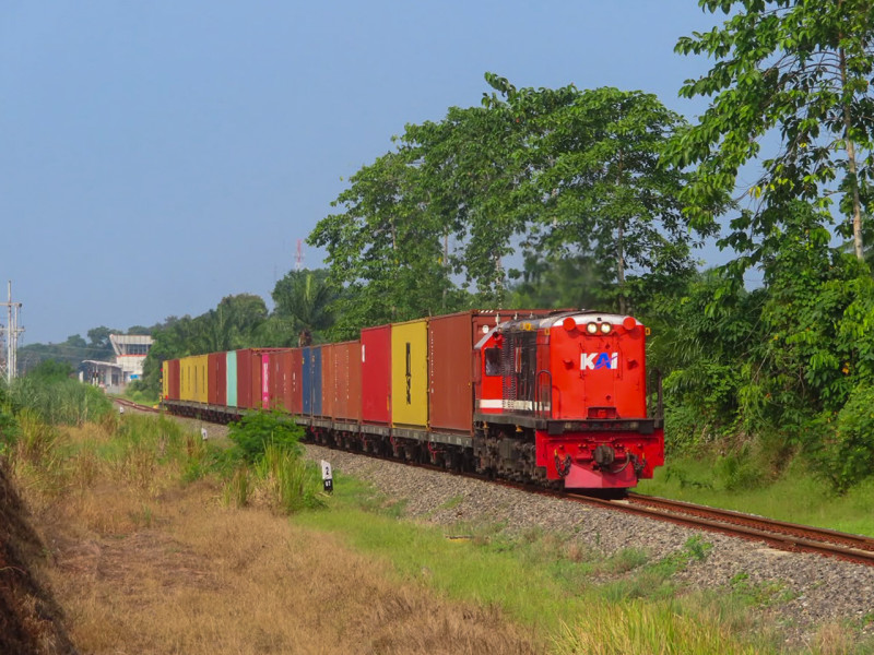 KAI Divre I Sumut Angkut 468.944 Ton Barang hingga Juli 2026