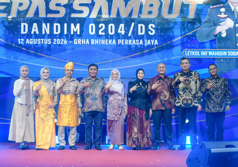Wabup Hadiri Lepas Sambut Dandim 0204/DS, Perkuat Sinergi Jaga Kondusivitas Deli Serdang