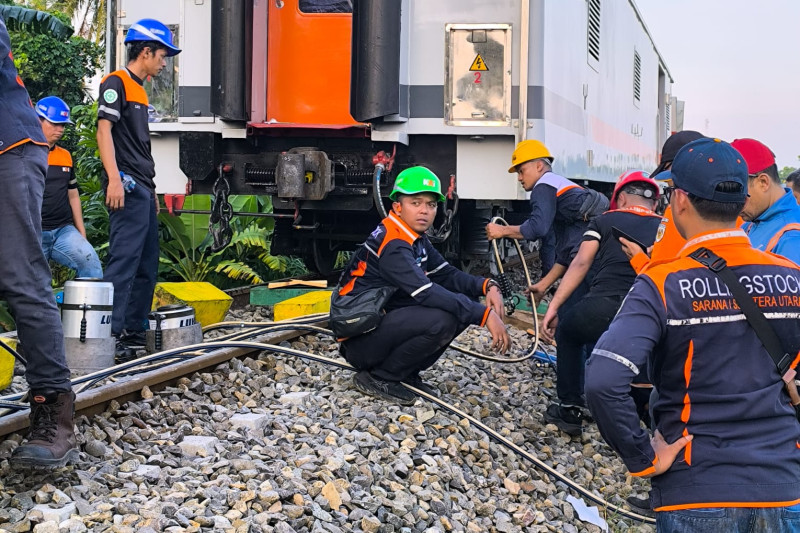 KAI Divre I Sumut Berhasil Evakuasi Sarana Anjlok KA Putri Deli dan Terapkan Rekayasa Pola Operasi Penumpang