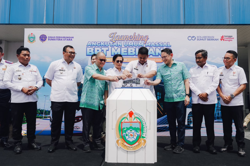 BRT Mebidang Resmi Uji Coba dari Deli Serdang, Gratis hingga Desember