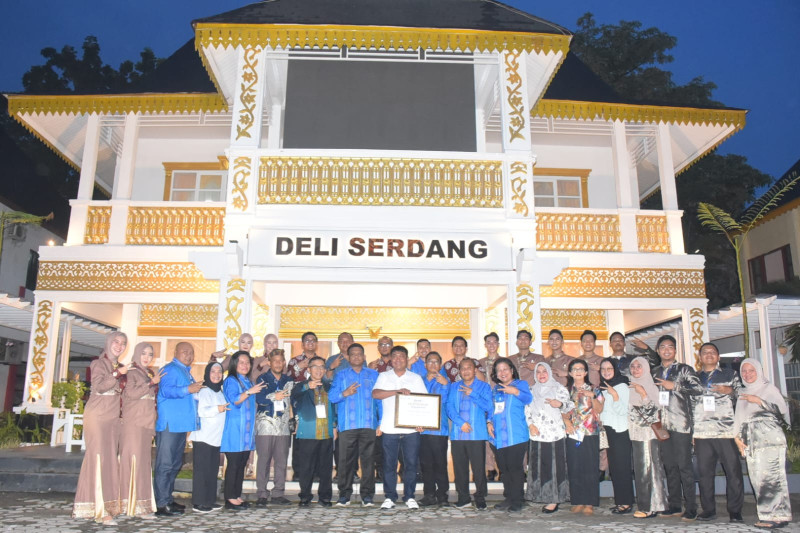 Paviliun Deli Serdang Raih Terbaik I PRSU ke-50