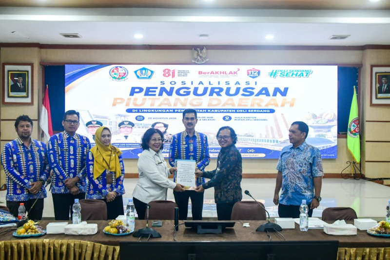 Gandeng KPKNL, Pemkab Deli Serdang Perkuat Penanganan Piutang Daerah