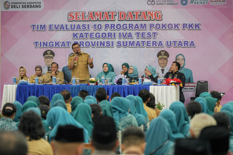 1.560 Perempuan Terlayani Mobil IVA Test, Inovasi Deli Serdang Dievaluasi PKK Sumut