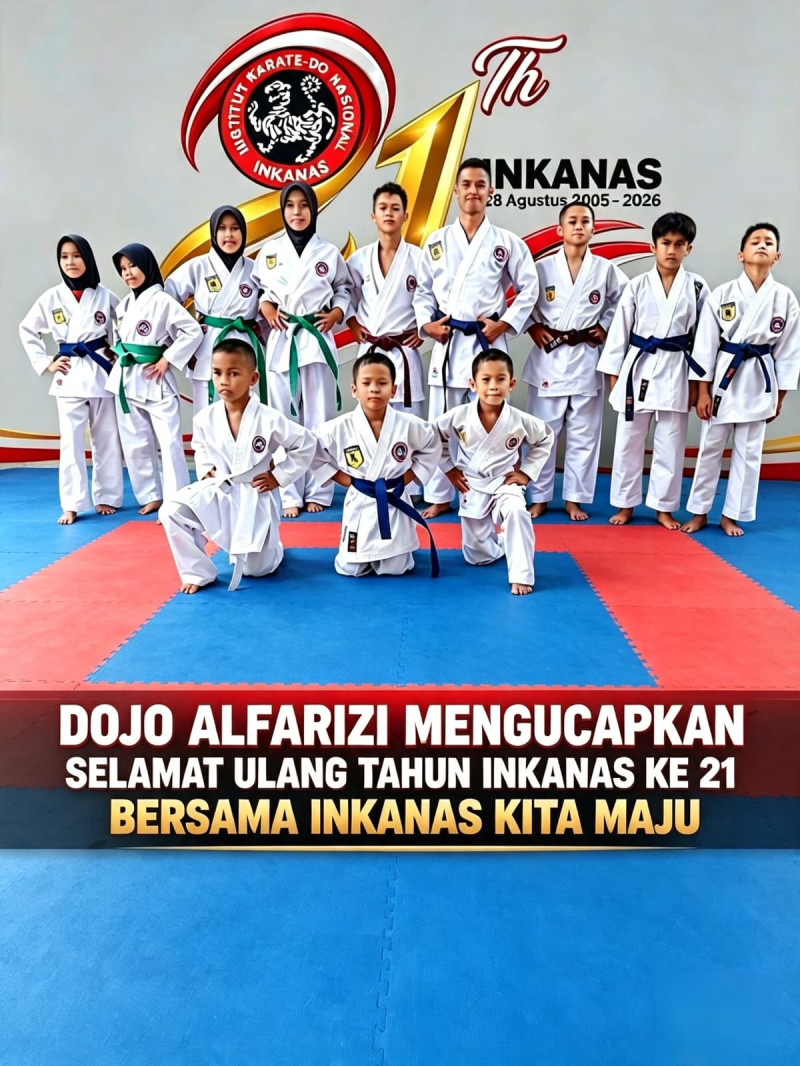Dojo Alfarizi Ucapkan Selamat Ulang Tahun INKANAS ke 21