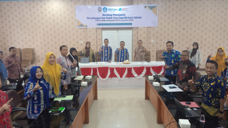 FGD Wajib Belajar 13 Tahun, Pemkab Deli Serdang Perkuat Penanganan Anak Tidak Sekolah