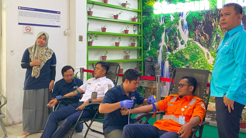 KAI Sumut dan PMI Tebing Tinggi Gelar Donor Darah Wujudkan Solidaritas Sesama