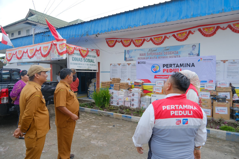 Pertamina Patra Niaga Regional Sumbagut Terus Dorong Upaya Pemulihan Pasca Erupsi Gunung Sinabung di Karo