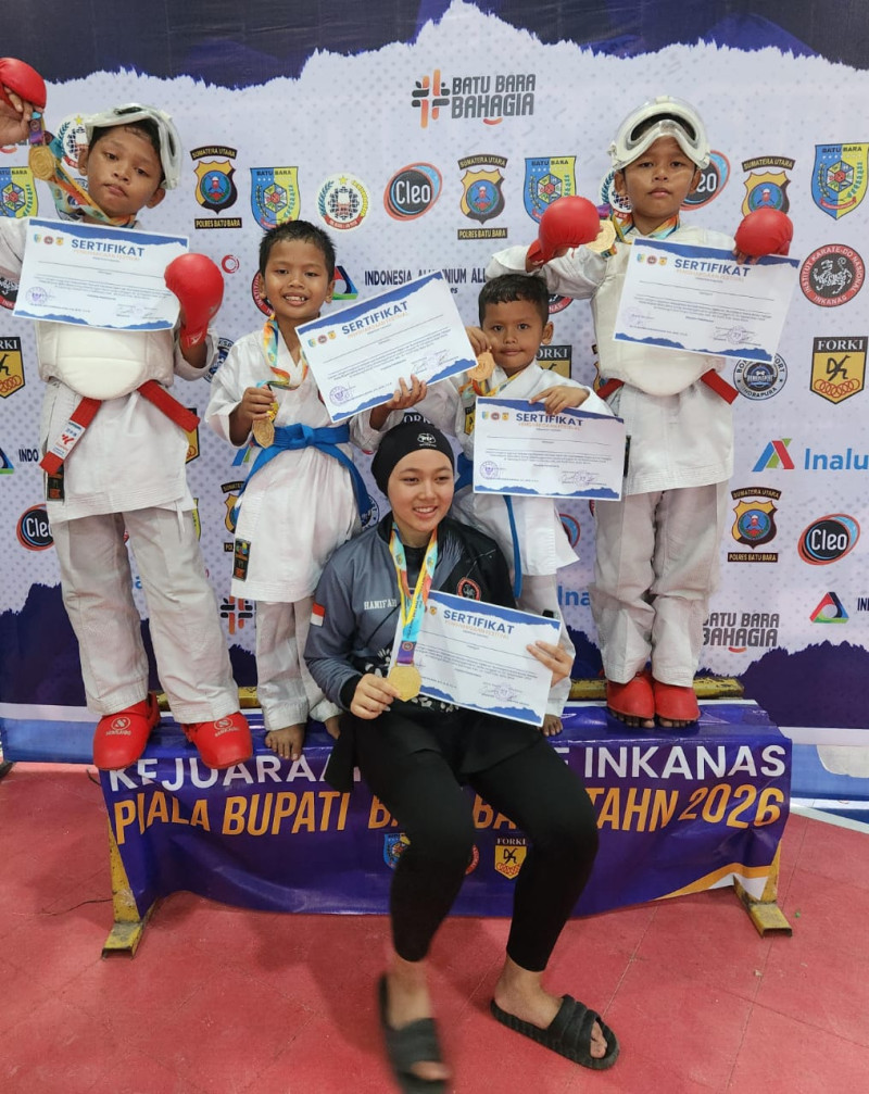 Dojo Alfarizi Raih Prestasi di Kejuaraan Karate INKANAS Antar Pelajar Se Sumatera Utara di Batubara