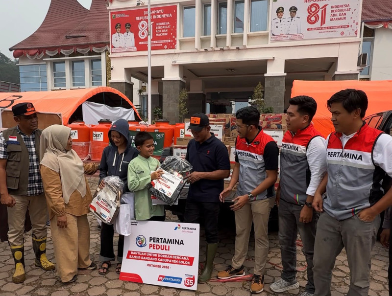 Pertamina Patra Niaga Regional Sumbagut Terus Dorong Upaya Pemulihan Pasca Banjir Bandang "Galodo" di Kabupaten Solok